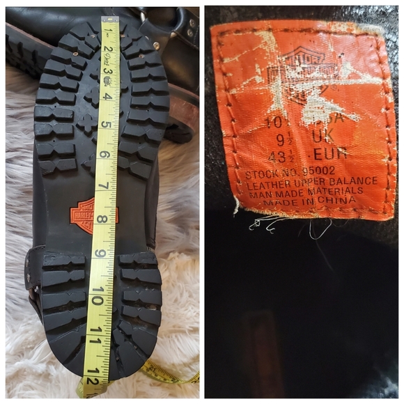 Men’s Harley Davidson Monterey Side Zip Up Boots 95002 - Picture 17 of 17